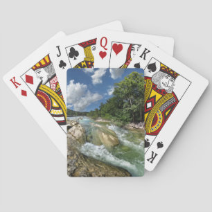 Die Flats von Barton Creek in Austin, Texas Spielkarten