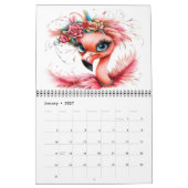 Die Flaunty Flamingo Version 1 Kalender (Jan 2027)