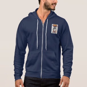 DIE FLEECE DES CHIHUAHUA-TYP ZIP UP JOGGER HOODIE