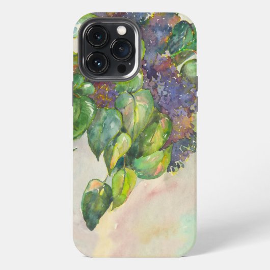 die Fliederblüten iPhone Hülle (Rückseite)