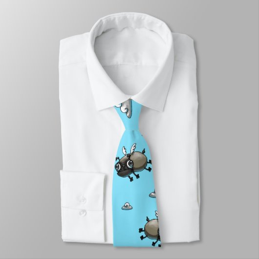 Die Fliegen-Möpse Krawatte (Gebunden)