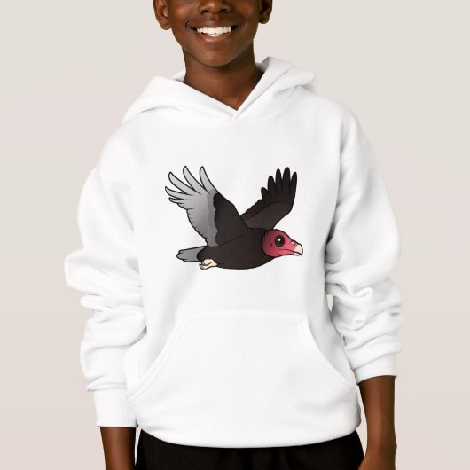 Die Fliegen-Türkei-Geier Hoodie (Vorderseite)