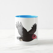 Die Fliegen-Türkei-Geier Tasse (Zentrum)