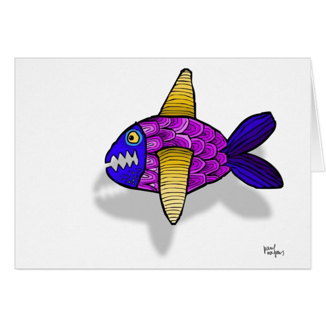 die Fliegenblaufische (Vorderseite (Horizontal))