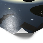 die fliegende Hexenszene Fotodruck (Ecke)