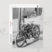 Die fliegende Merkel Postkarte (Vorne/Hinten)