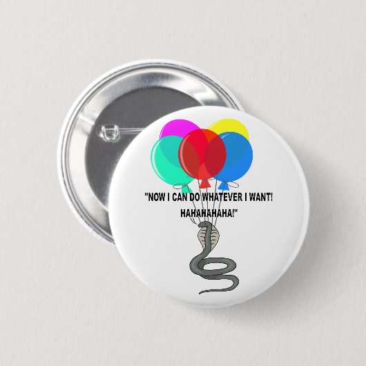 Die fliegende Schlange Button (Vorne & Hinten)