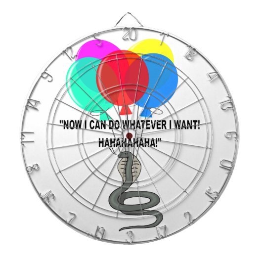 Die fliegende Schlange Dartscheibe (vorne)