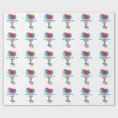 Die fliegende Schlange Geschenkpapier (Flach)