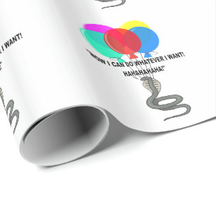 Die fliegende Schlange Geschenkpapier