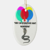 Die fliegende Schlange Keramik Ornament (Rechts)