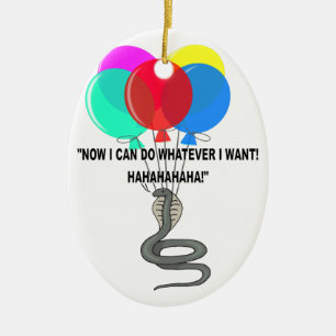 Die fliegende Schlange Keramik Ornament