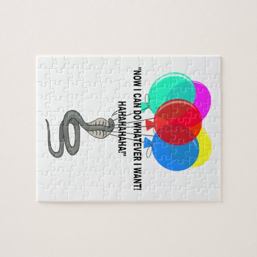 Die fliegende Schlange Puzzle (Horizontal)