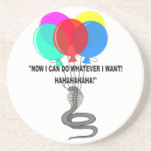 Die fliegende Schlange Sandstein Untersetzer (Vorne)