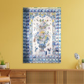 Die Fliesenverkleidung aus dem Badezimmer Leinwanddruck (Insitu (Wohnzimmer))