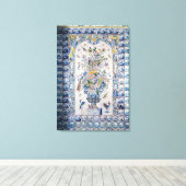 Die Fliesenverkleidung aus dem Badezimmer Leinwanddruck (Insitu (Holzboden))