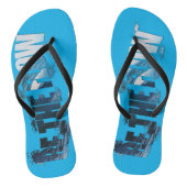 die Fließbrechwelle sein Badesandalen (Fußbett)