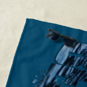 die Fließbrechwelle sein Strandtuch (Beispiel)