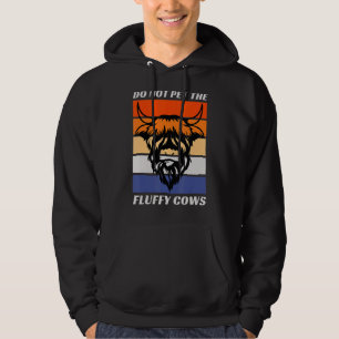 Die fließenden Kühe dürfen nicht als Bison-Design Hoodie