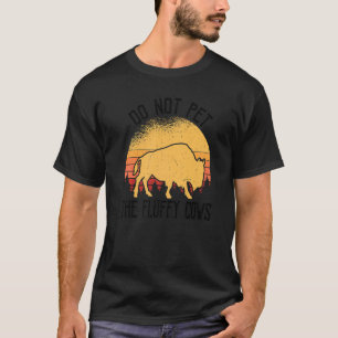 Die fließenden Kühe dürfen nicht am Yellowstone Bu T-Shirt