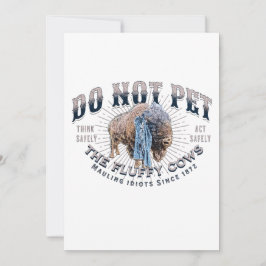 Die fließenden Kühe dürfen nicht gebraten werden Feiertagskarte