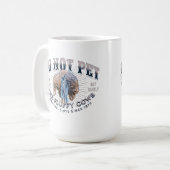 Die fließenden Kühe dürfen nicht gebraten werden Kaffeetasse (Vorderseite Links)