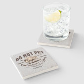 Die fließenden Kühe Yellowstone National dürfen ni Steinuntersetzer (Seitenansicht)