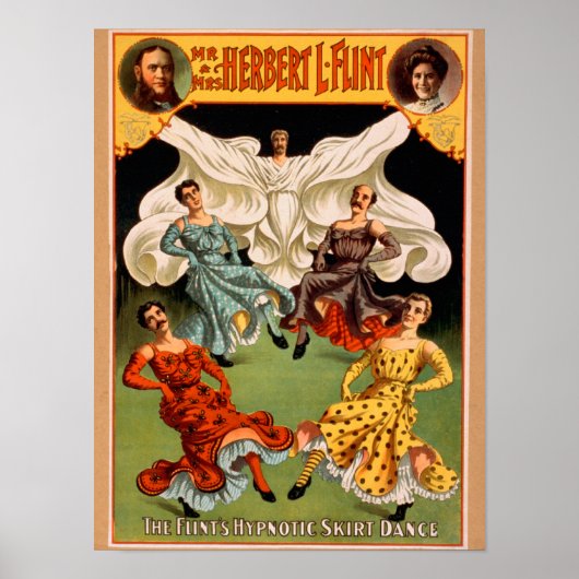 Die flinsen hypnotischen Rock-Tanz-Theater Poster (Vorne)