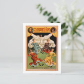 Die flinsen hypnotischen Rock-Tanz-Theater Postkarte (Stehend Vorderseite)