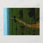 die Flint Hills von Kansas Postkarte (Vorderseite)