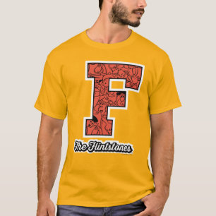 Die Flintstones Collegiate Style Monogramm T-Shirt