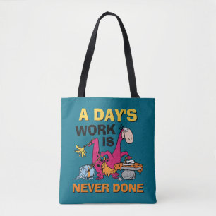 Die Flintstones Dino putzt das Haus Tasche