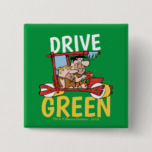 Die Flintstones Fred & Barney - Grüner fahren Button