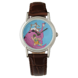 Die Flintstones Fred, der hinunter Schwanz Armbanduhr