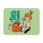 Die Flintstones | Fred & Pebbles - Vaters Tochter Magnet (Horizontal)
