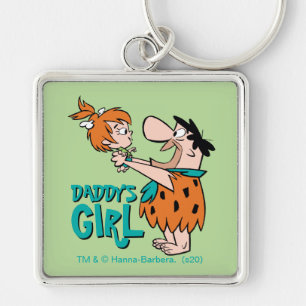 Die Flintstones Fred & Pebbles - Vaters Tochter Schlüsselanhänger