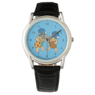 Die Flintstones Fred u. Krach-Wasser-Büffel Armbanduhr