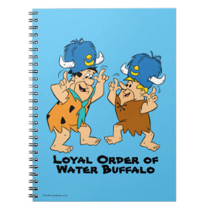 Die Flintstones Fred u. Krach-Wasser-Büffel Notizblock