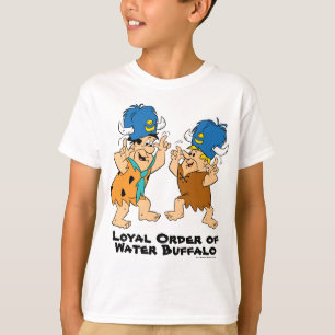 Die Flintstones Fred u. Krach-Wasser-Büffel T-Shirt