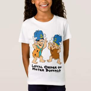 Die Flintstones Fred u. Krach-Wasser-Büffel T-Shirt