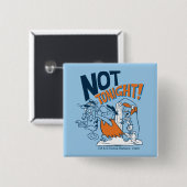 Die Flintstones | Nicht heute Abend! Button (Vorne & Hinten)