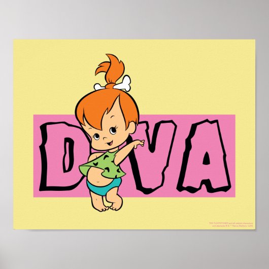 Die Flintstones | Pebbles - Kleine Diva Poster (Vorne)