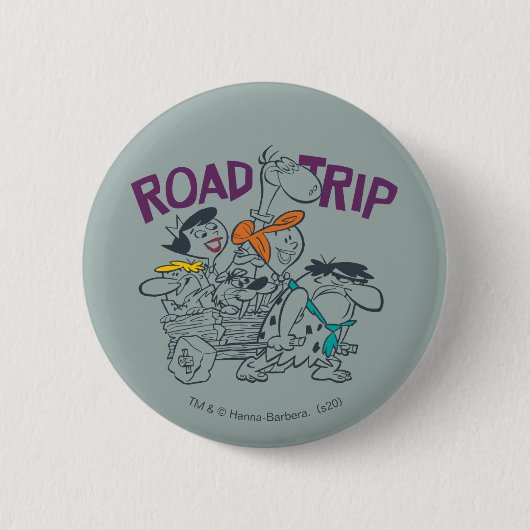 Die Flintstones | Road Trip Button (Vorderseite)