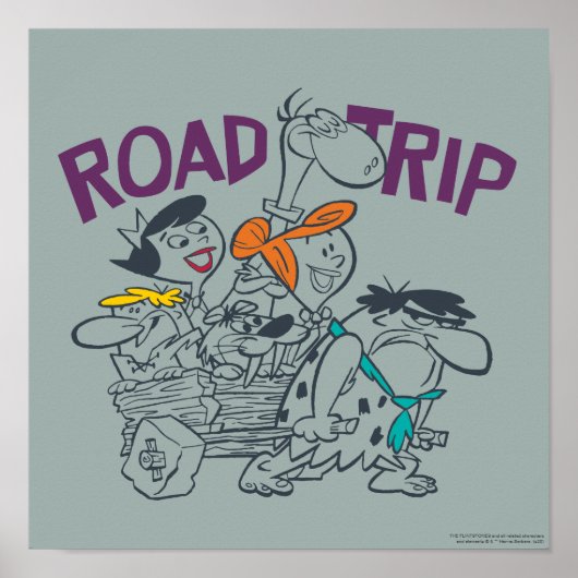 Die Flintstones | Roadtrip Poster (Vorne)
