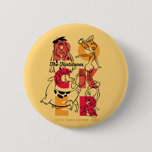 Die Flintstones ROCKER Button