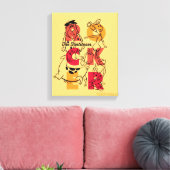 Die Flintstones | ROCKER Leinwanddruck (Insitu (Wohnzimmer))