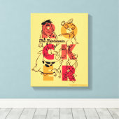 Die Flintstones | ROCKER Leinwanddruck (Insitu (Holzboden))