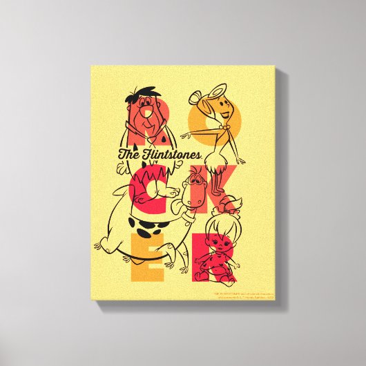 Die Flintstones | ROCKER Leinwanddruck (Vorderseite)