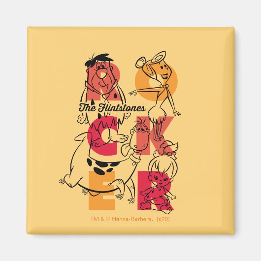 Die Flintstones | ROCKER Magnet (Vorne)
