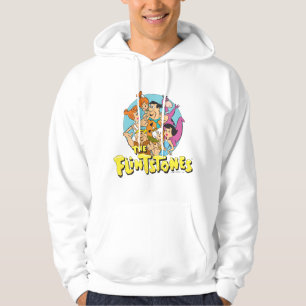 Die Flintstones und Rubbelfamilie Grafik Hoodie